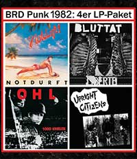 BRD Punk 1982, 4er LP-Paket