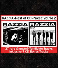 RAZZIA - Rest Of CD-Paket: Volume 1 & 2 (+ 7 Bonus-Tracks)