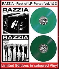 RAZZIA - Rest of LP-Paket: Volume 1 & 2, farbiges Vinyl
