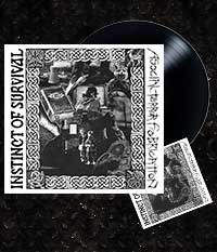 INSTINCT OF SURVIVAL / ASOCIAL TERROR FABRICATION, Split-LP 180g